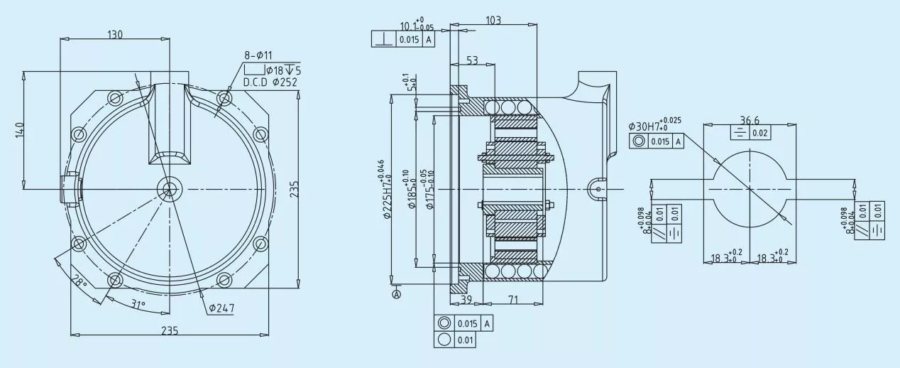 IE5 Cantilever Water Cooled Permanent Magnet Motor